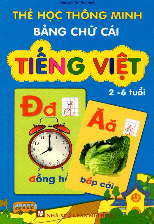 Review sách Thẻ Học Thông Minh Bảng Chữ Cái Tiếng Việt 2 – 6 Tuổi