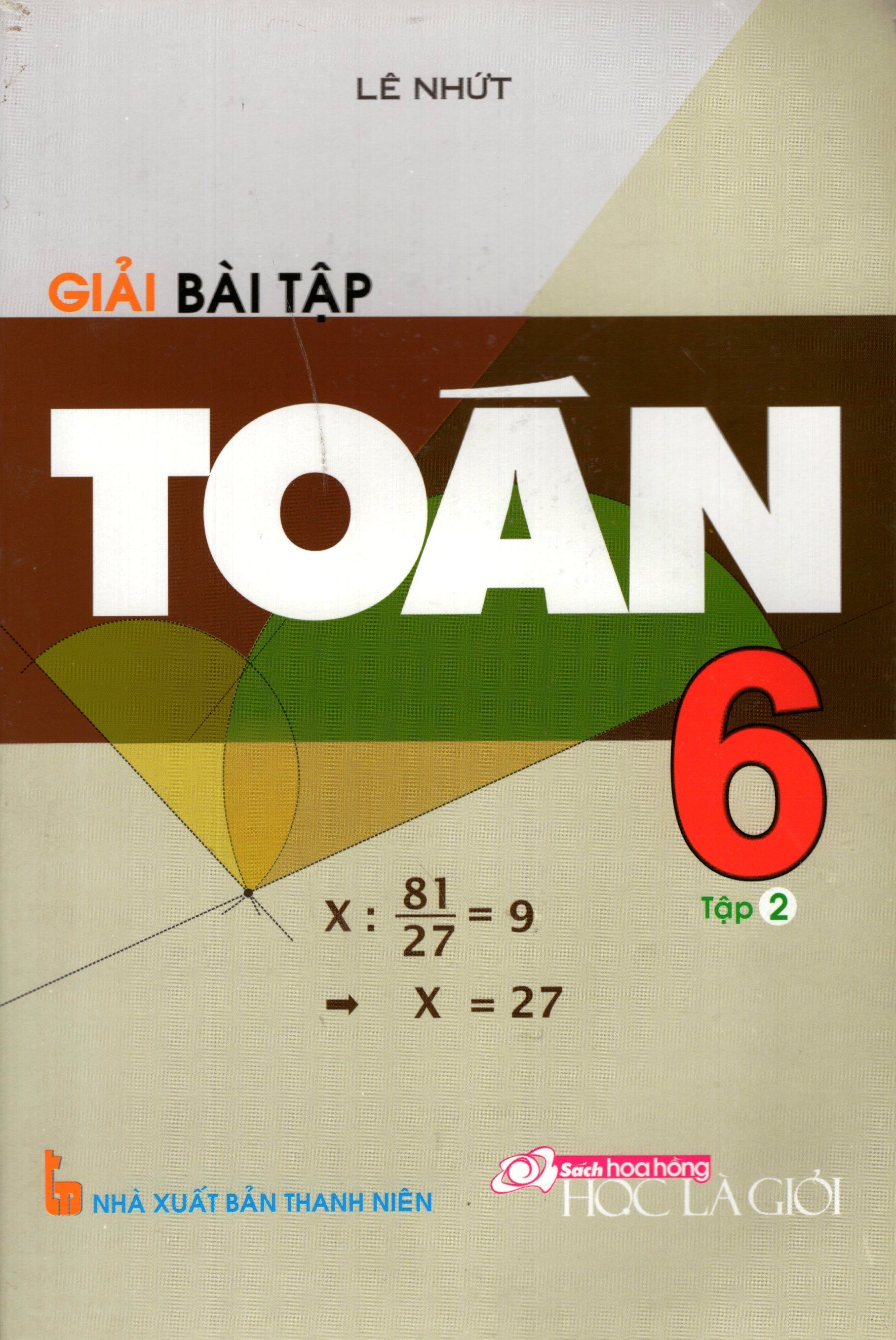 Bìa sách Giải Bài Tập Toán Lớp 6 - Tập 2