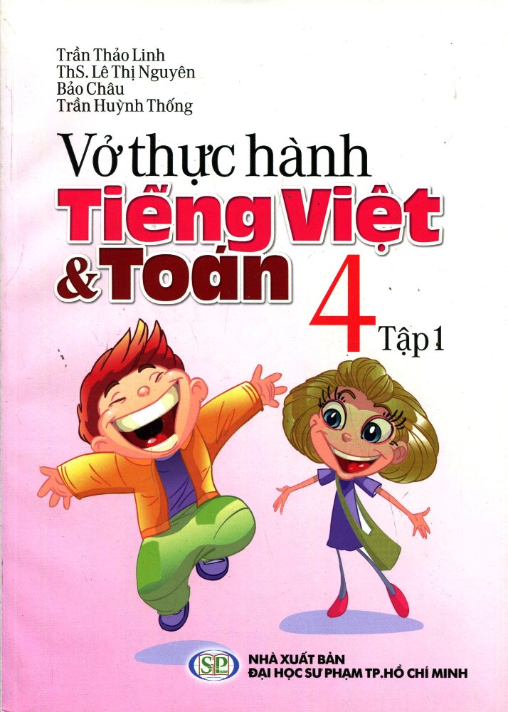 Bìa sách Vở Thực Hành Toán Tiếng Việt Lớp 4 (Tập 1)