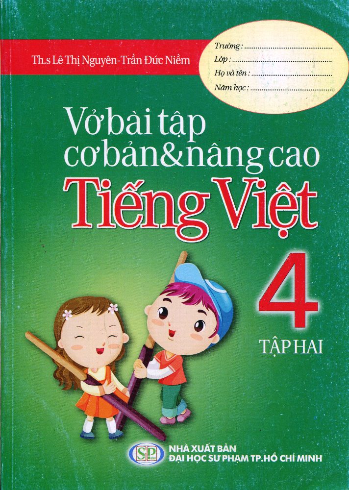 Bìa sách Vở Bài Tập Cơ Bản Và Nâng Cao Tiếng Việt Lớp 4 (Tập 2)