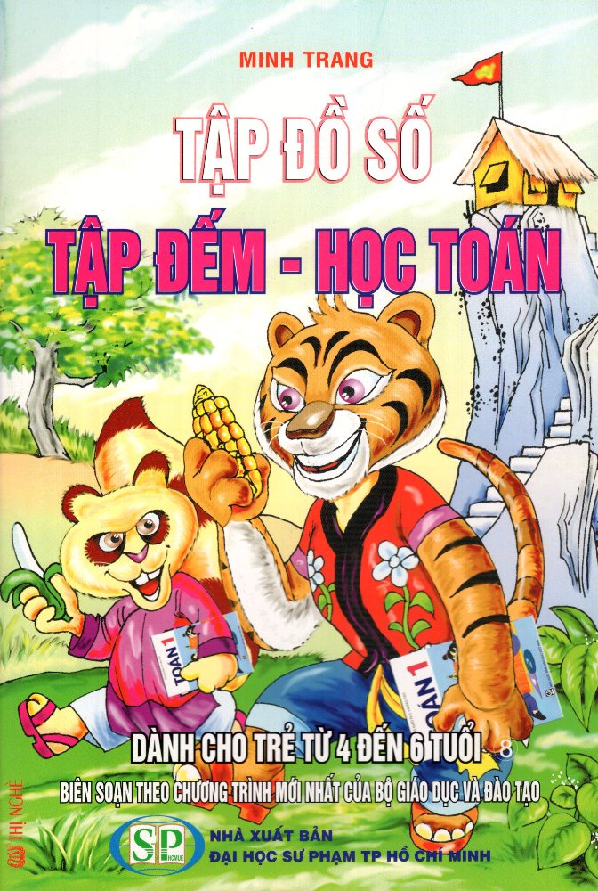 Bìa sách Tập Đồ Số - Tập Đếm - Học Toán Dành Cho Trẻ Từ 4 Đến 6 Tuổi (08)