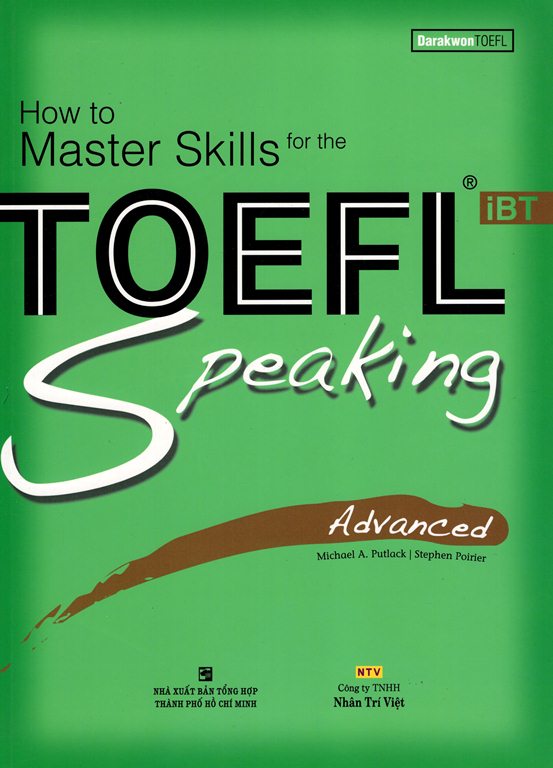 Bìa sách How To Master Skills For The TOEFL iBT Speaking Advanced (Kèm CD)