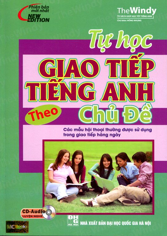 Bìa sách Tự Học Giao Tiếp Tiếng Anh Theo Chủ Đề (Kèm CD)
