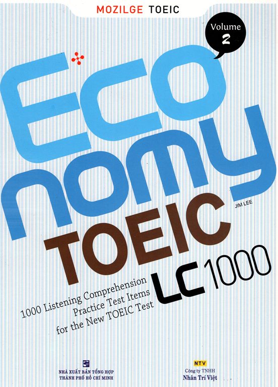 Bìa sách Economy TOEIC LC1000 Volume 2