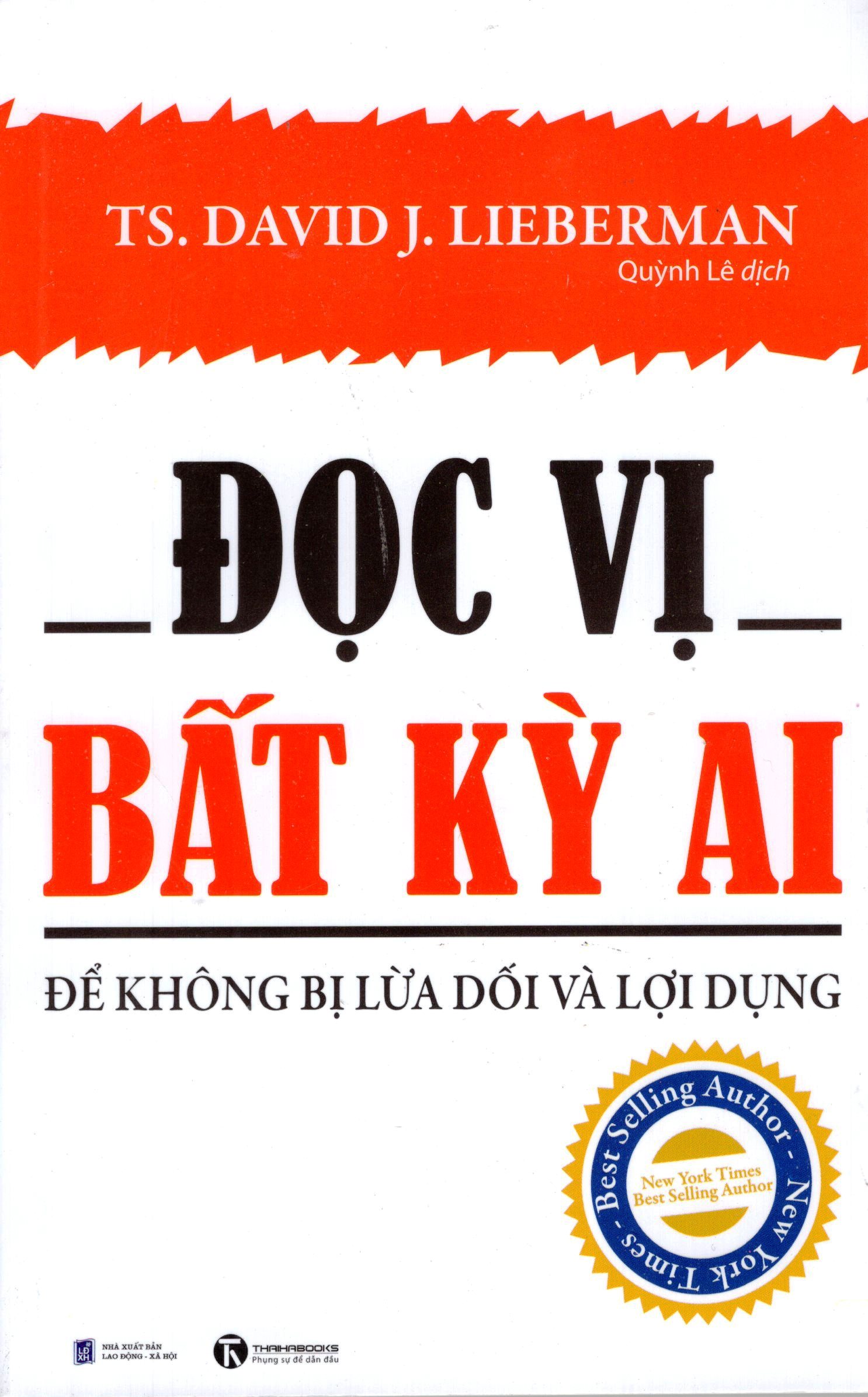 Bìa sách Đọc Vị Bất Kỳ Ai - Để Không Bị Lừa Dối Và Lợi Dụng