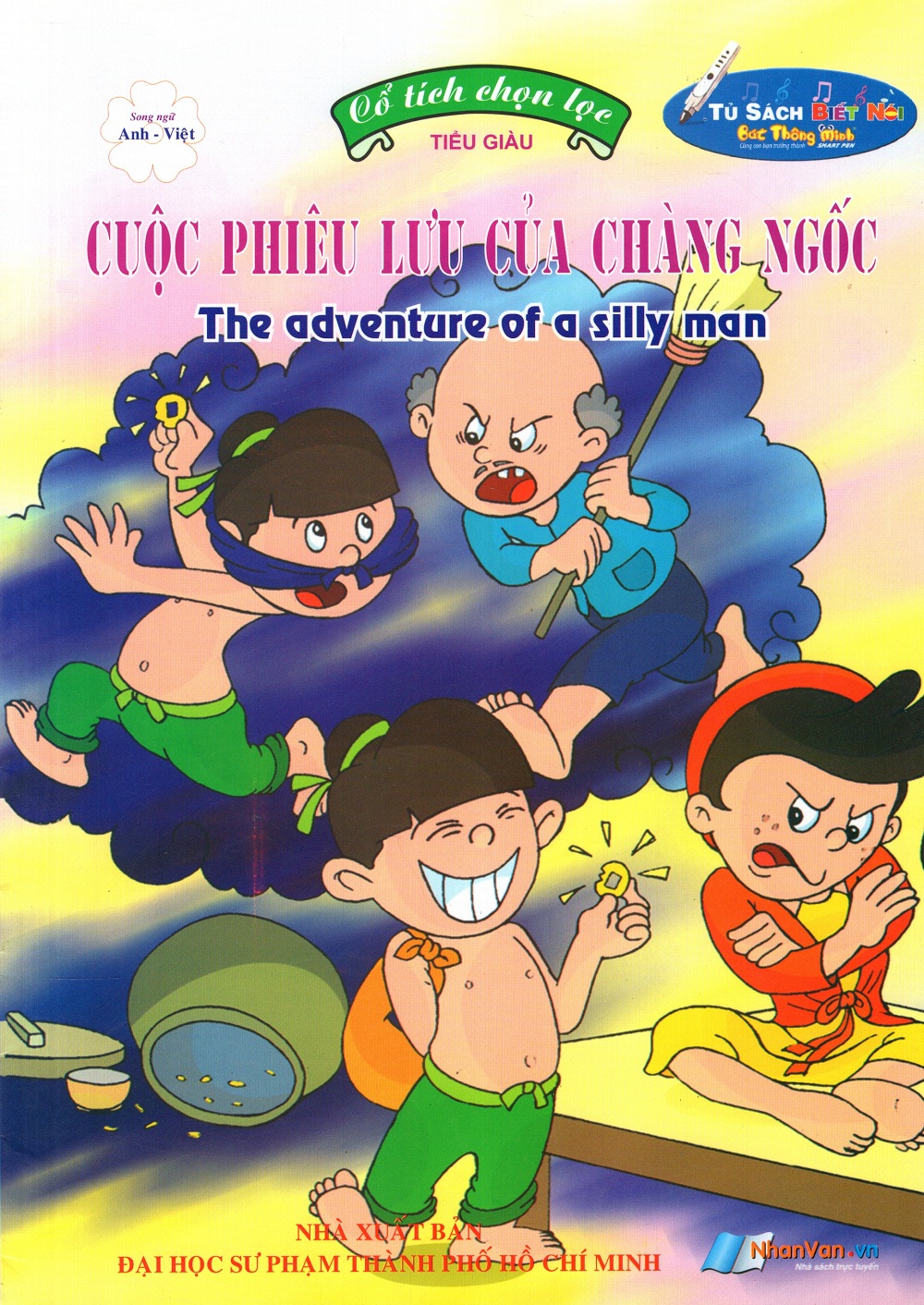 Bìa sách Cổ Tích Chọn Lọc: Cuộc Phiêu Lưu Của Chàng Ngốc (Song Ngữ Anh - Việt)