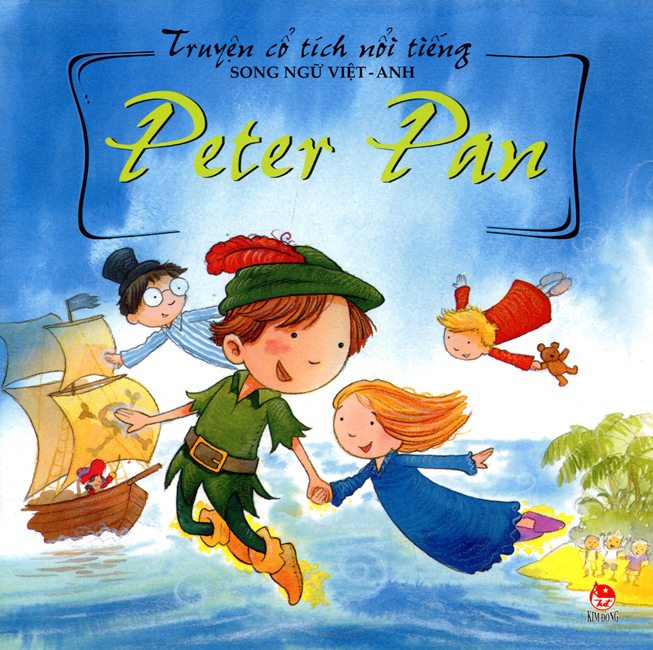 Bìa sách Truyện Cổ Tích Nổi Tiếng (Song Ngữ Việt Anh) - Peter Pan (Tái Bản 2014)