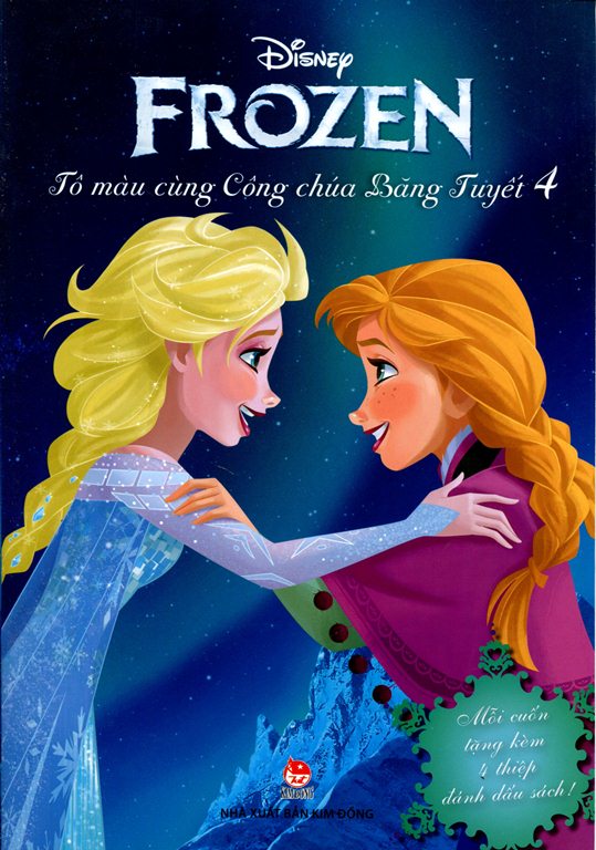 Bìa sách Frozen - Tô Màu Cùng Công Chúa Băng Tuyết (Tập 4)
