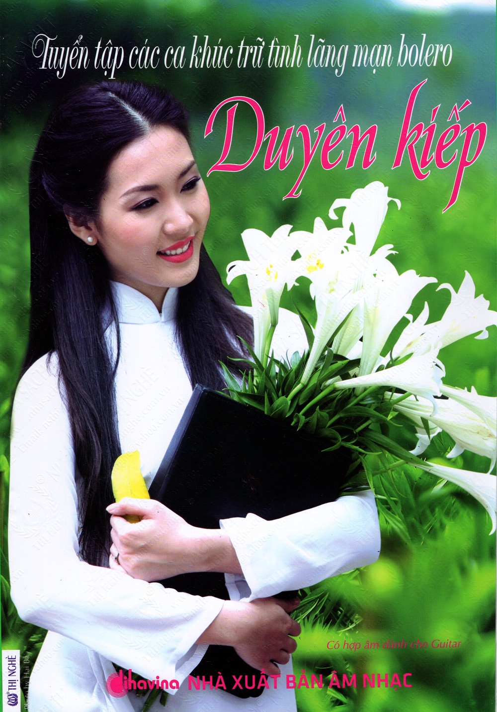 Bìa sách Tuyển Tập Các Ca Khúc Trữ Tình Lãng Mạn Bolero - Duyên Kiếp (Kèm CD)
