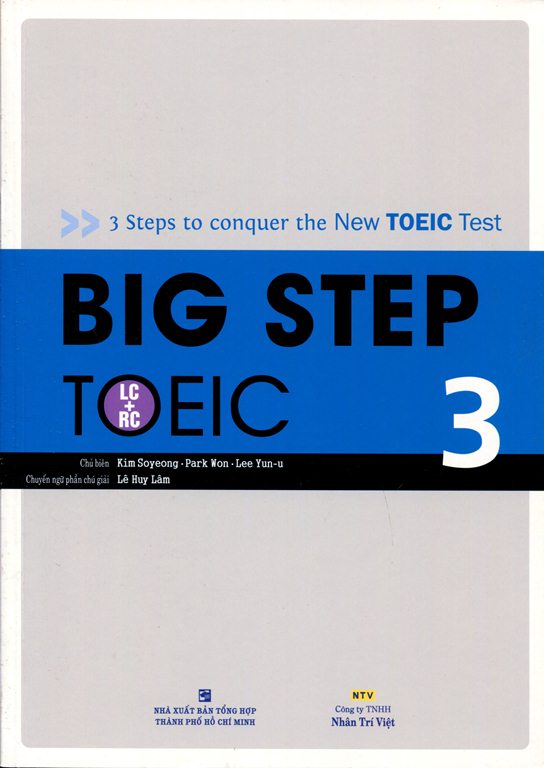 Bìa sách Big Step TOEIC 3 (LC + RC) - Kèm CD