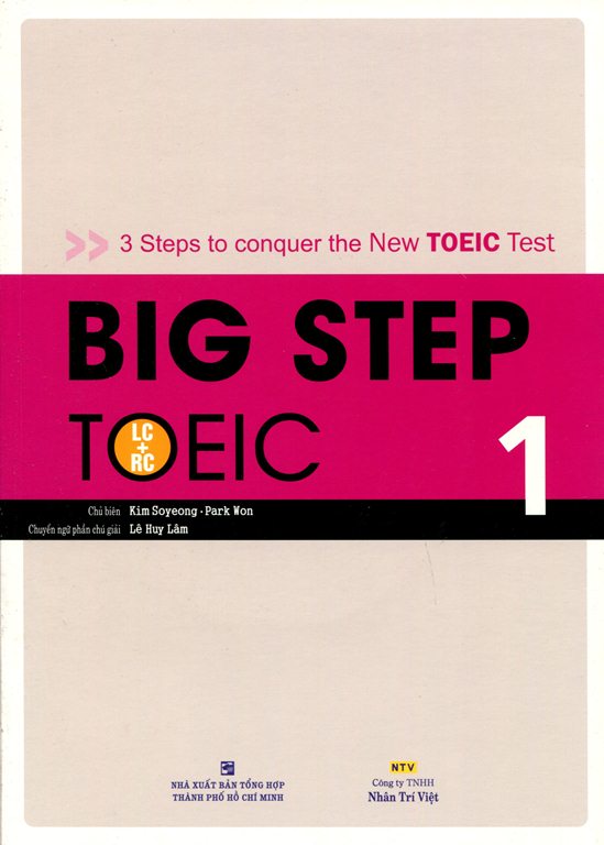 Bìa sách Big Step TOEIC 1 (LC + RC) - Kèm CD