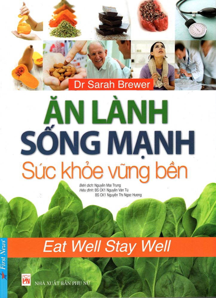 Bìa sách Ăn Lành Sống Mạnh - Sức Khỏe Vững Bền