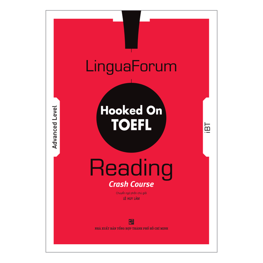 Bìa sách LinguaForum Hooked On TOEFL iBT Reading: Crash Course
