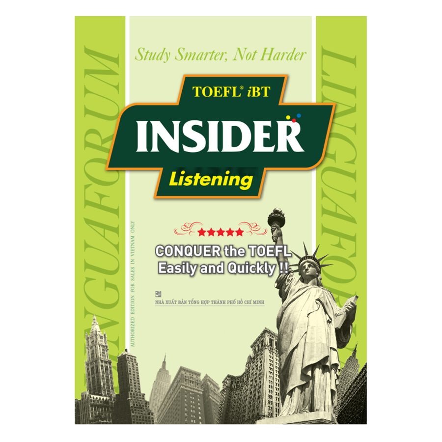 Bìa sách TOEFL iBT Insider Listening (Không Kèm CD)