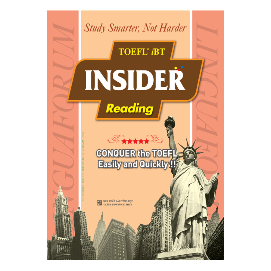 Bìa sách TOEFL iBT Insider Reading