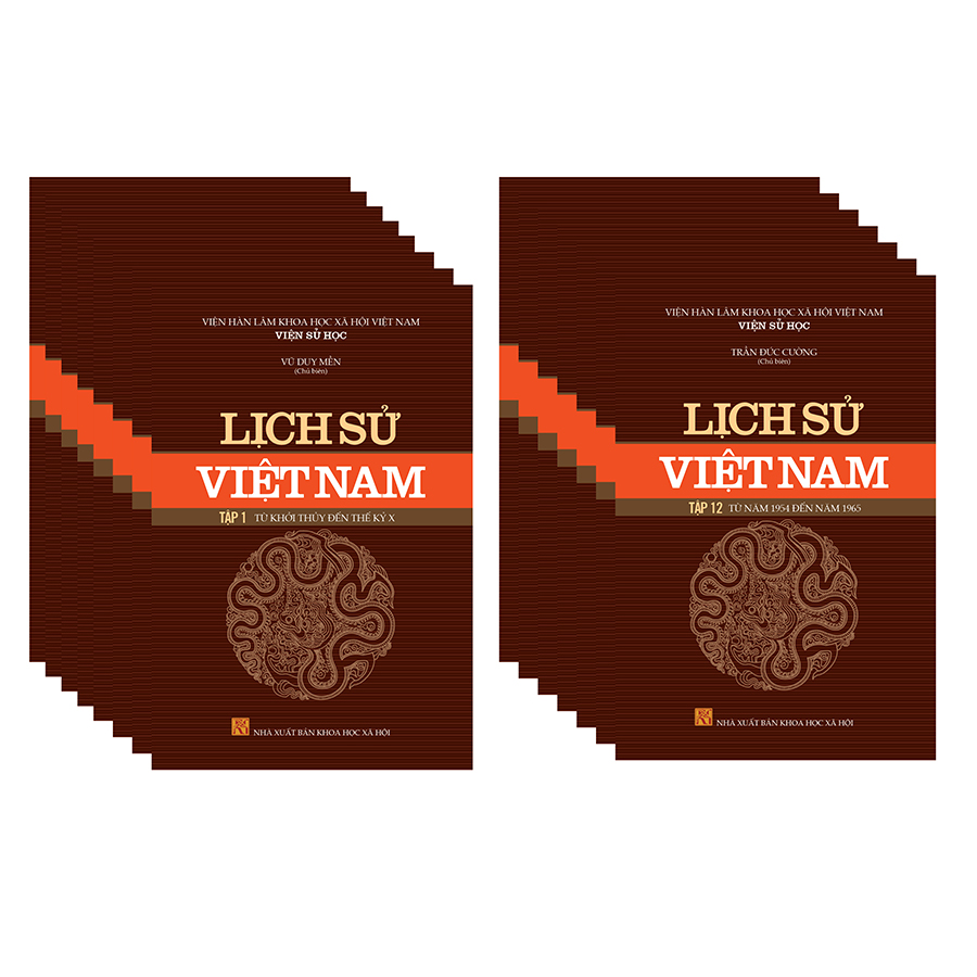 Bìa sách Lịch Sử Việt Nam (Trọn Bộ 15 Tập)