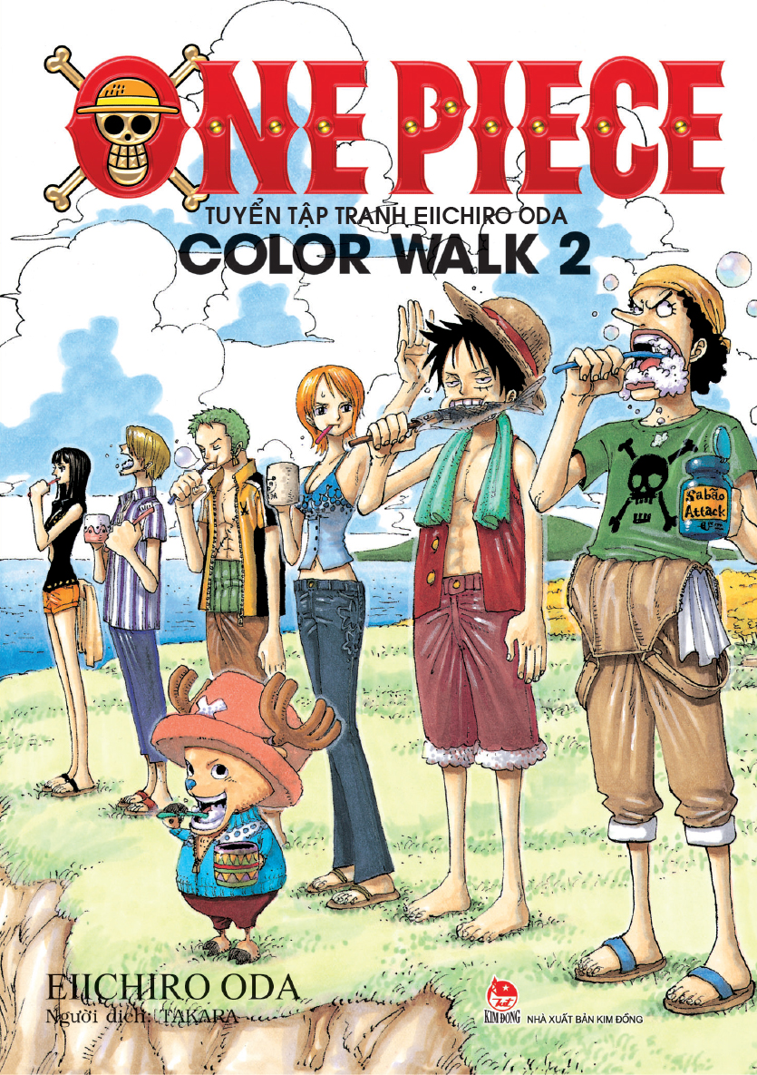 Bìa sách Artbook One Piece Color Walk (Tập 2) (Tặng Kèm Postcard)