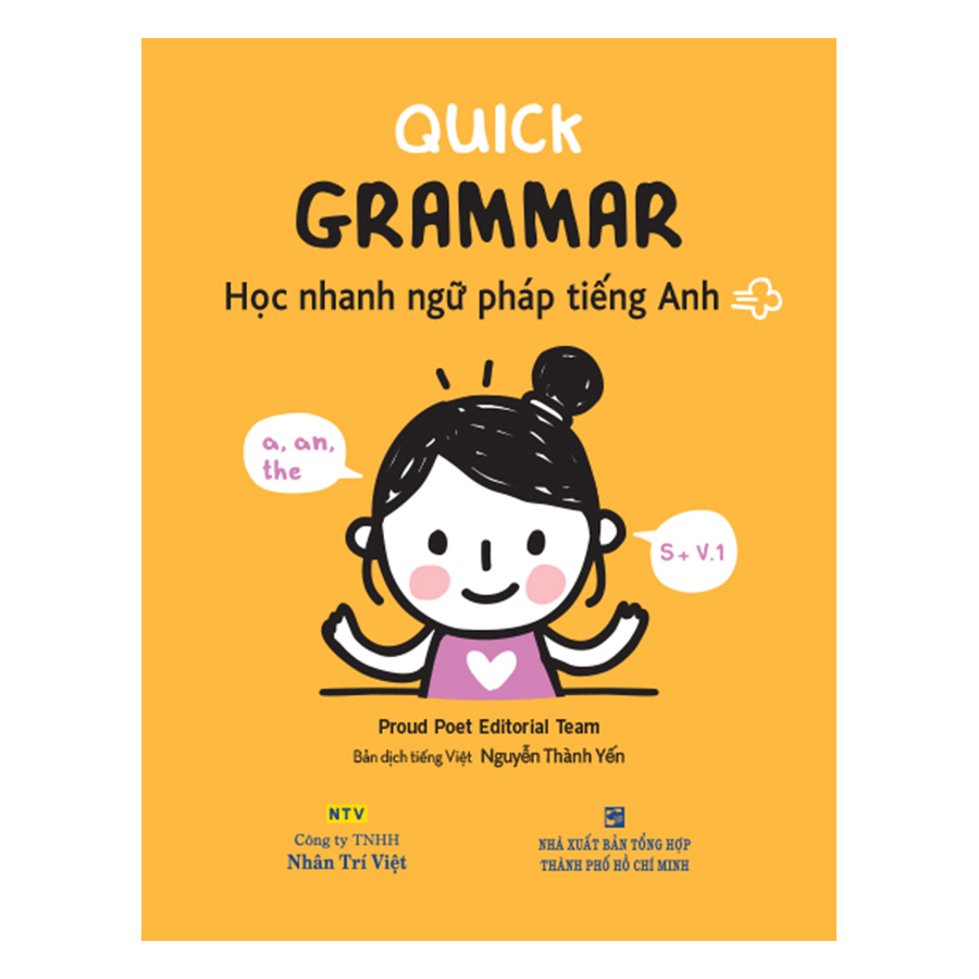 Bìa sách Quick Grammar – Học Nhanh Ngữ Pháp Tiếng Anh
