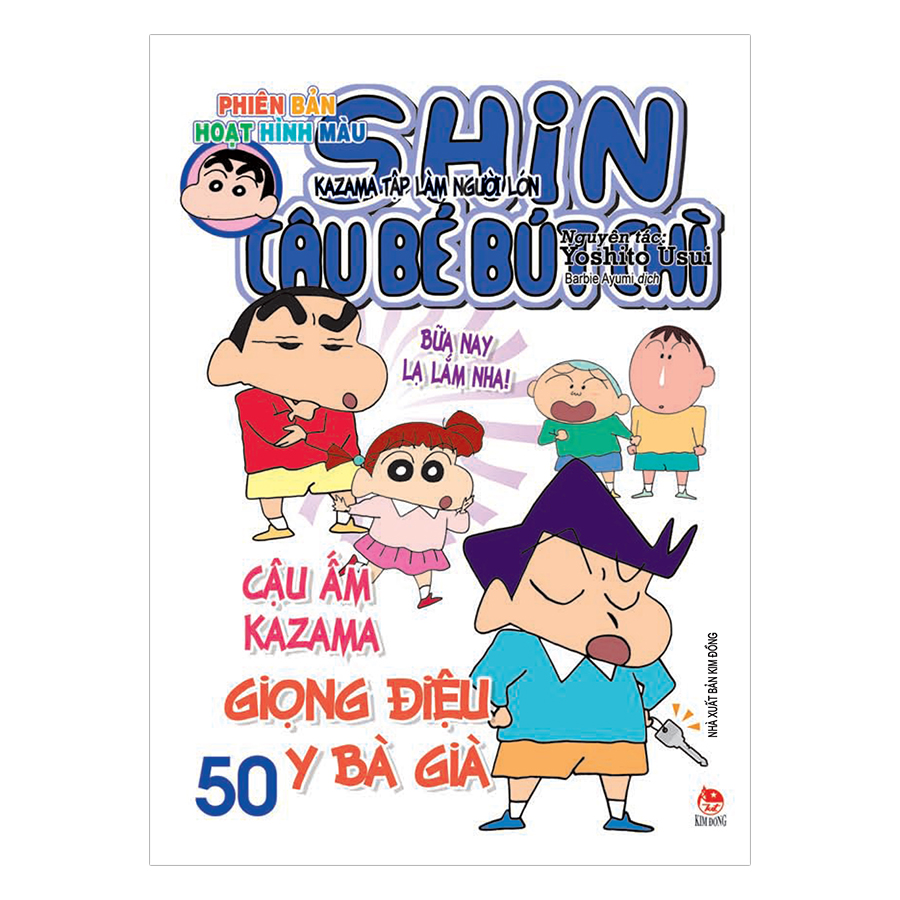 Bìa sách Shin - Cậu Bé Bút Chì: Phiên Bản Hoạt Hình Màu (Tập 50)