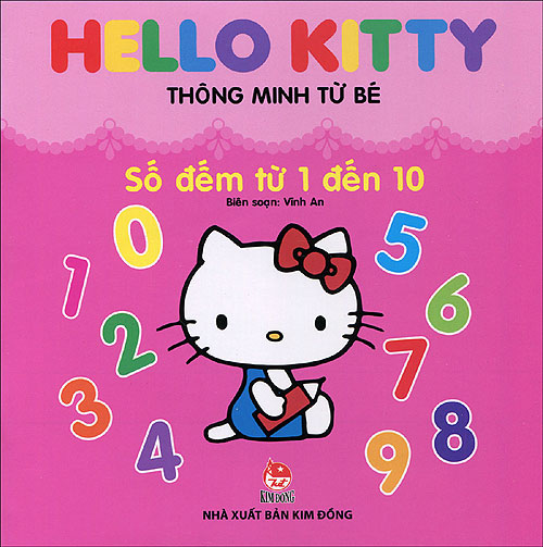 Bìa sách Hello Kitty Thông Minh Từ Bé - Số Đếm Từ 1 Đến 10