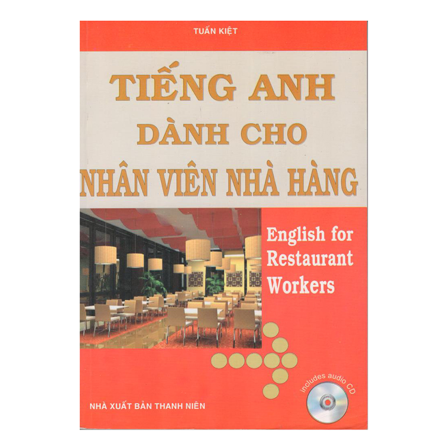 Bìa sách English For Restaurant Workers - Tiếng Anh Dành Cho Nhân Viên Nhà Hàng