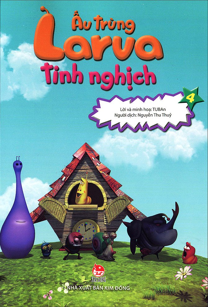 Bìa sách Ấu Trùng Larva Tinh Nghịch (Tập 4)