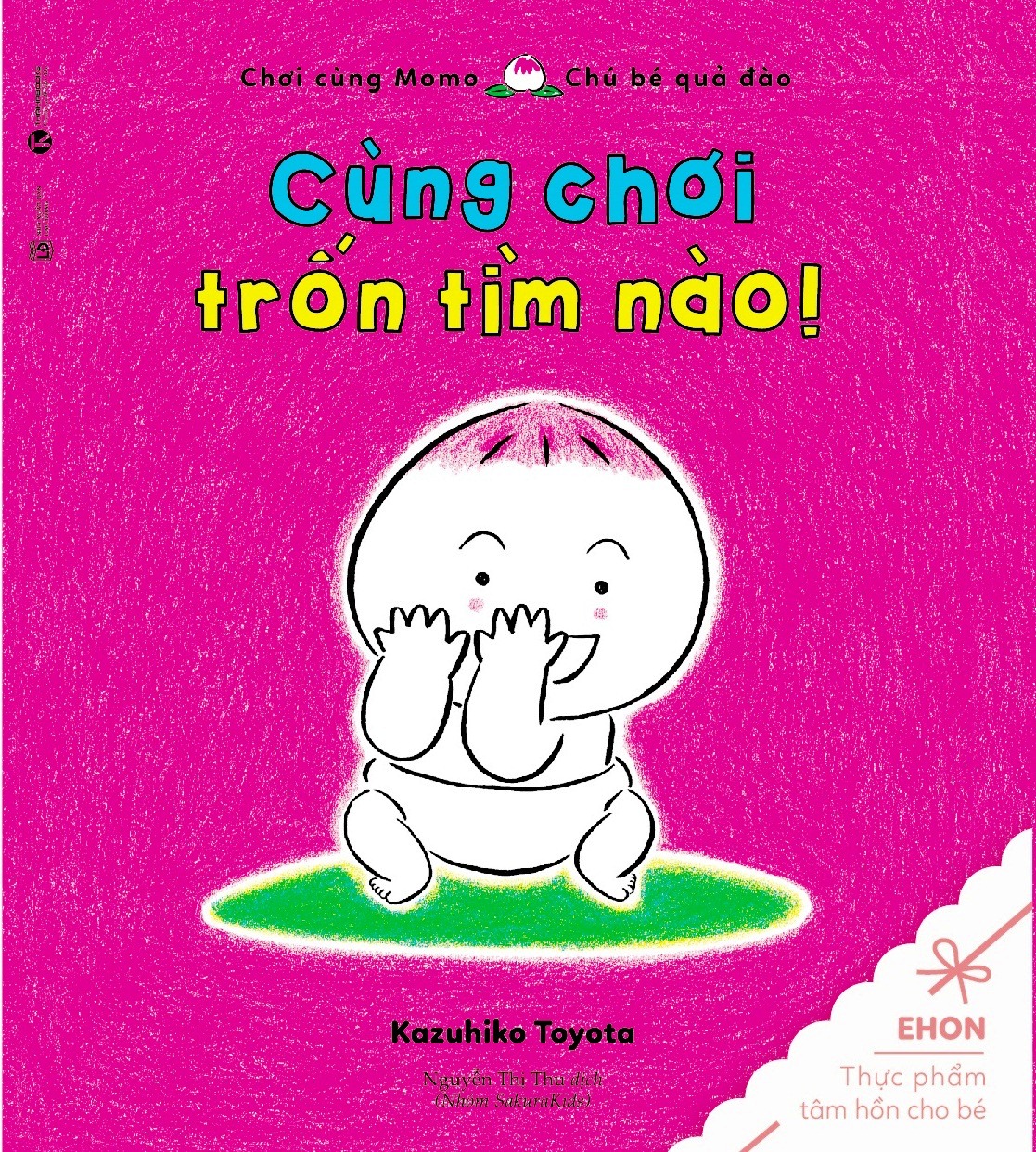 Bìa sách Ehon Nhật Bản - Cùng Chơi Trốn Tìm Nào