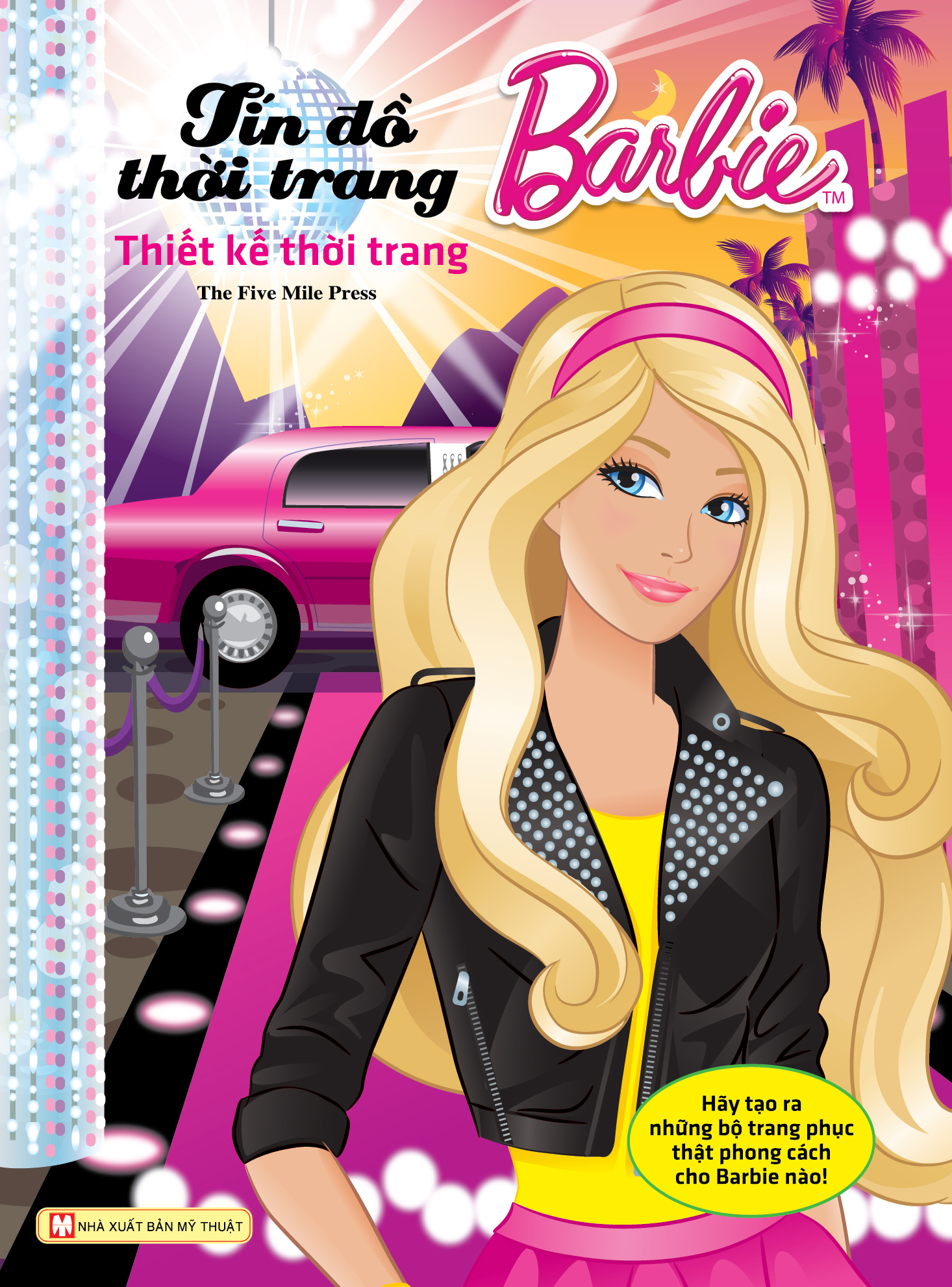 Bìa sách Barbie Thiết Kế Thời Trang - Tín Đồ Thời Trang