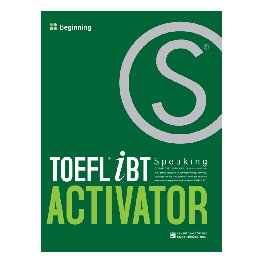 Bìa sách TOEFL iBT Activator Speaking: Beginning