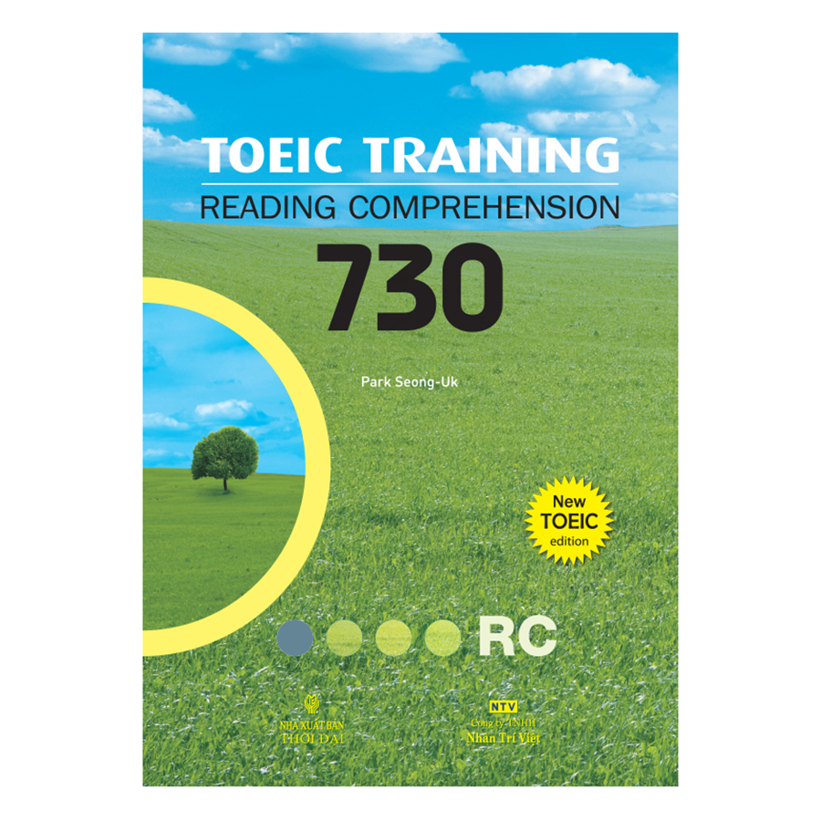 Bìa sách Toeic Training Reading Comprehension 730