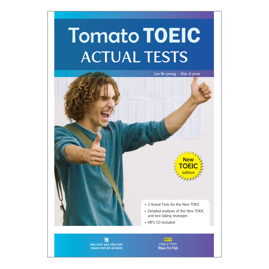 Bìa sách Tomato Toeic Actual Tests (Kèm  CD)