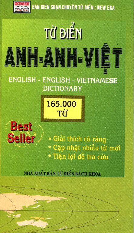 Bìa sách Từ Điển Anh - Anh - Việt (165000 Từ)
