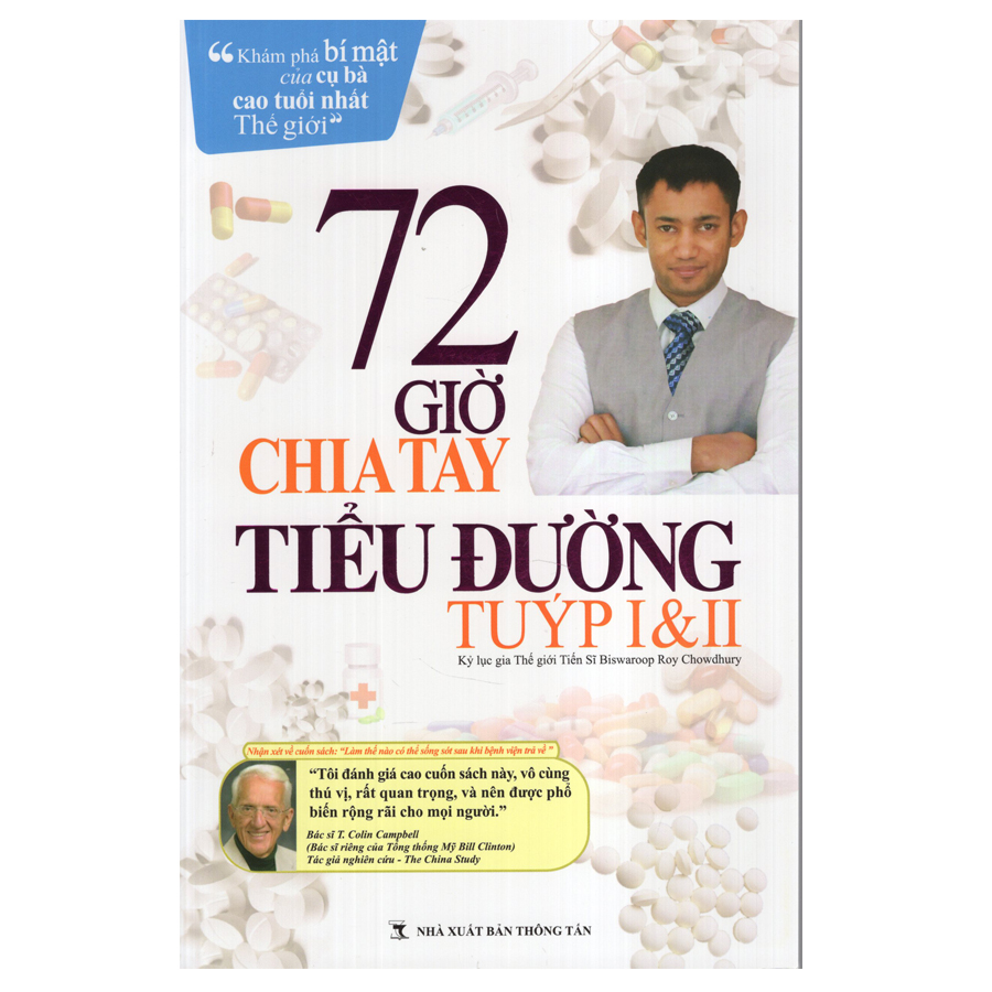 Bìa sách 72 Giờ Chia Tay Tiểu Đường Tuýp I Và II