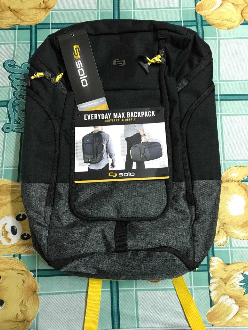 balo solo velocity max backpack 17.3