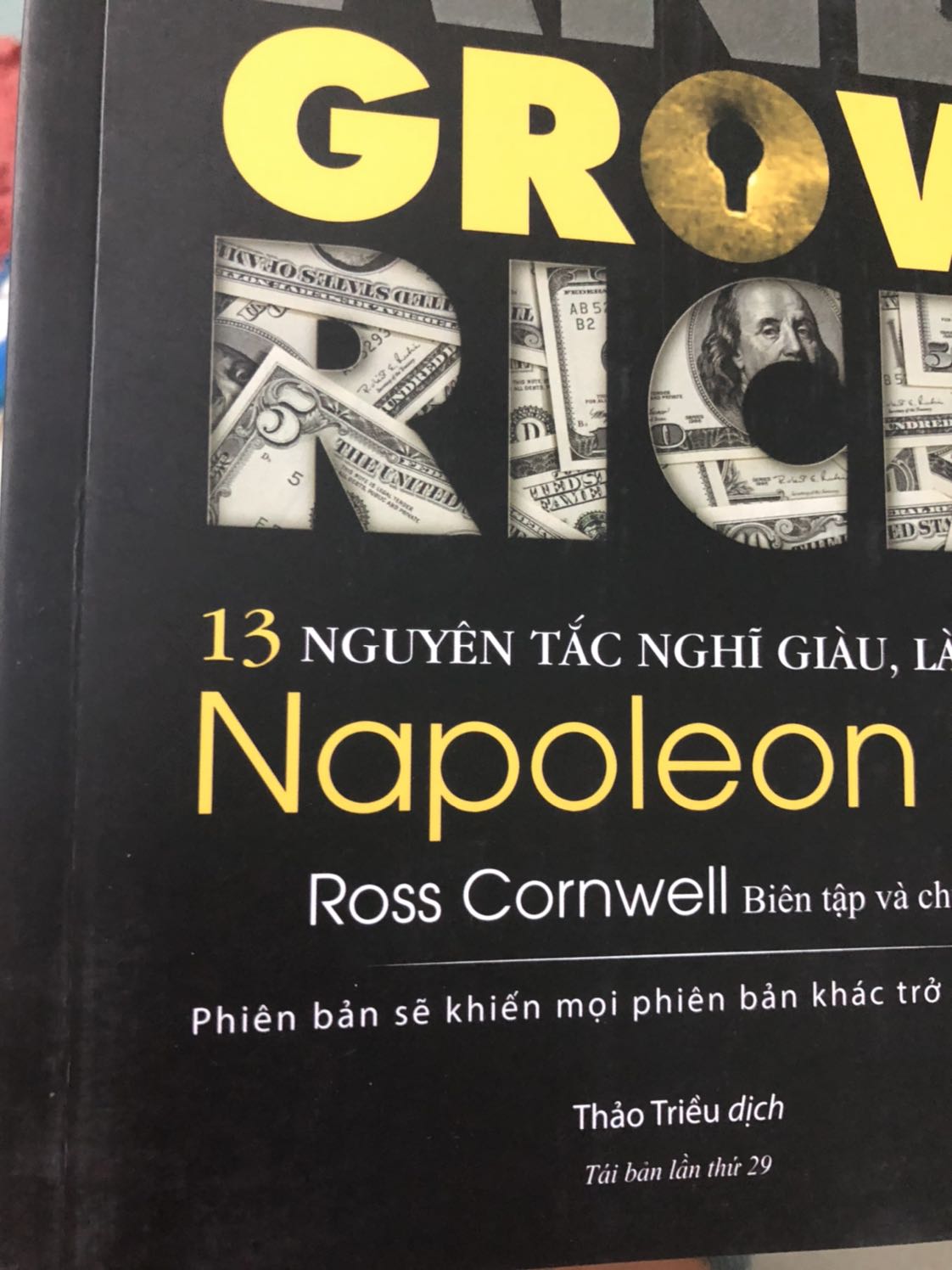 Think And Grow Rich 13 Nguyên Tắc Nghĩ Giàu Làm Giàu Bìa Mềm Tái