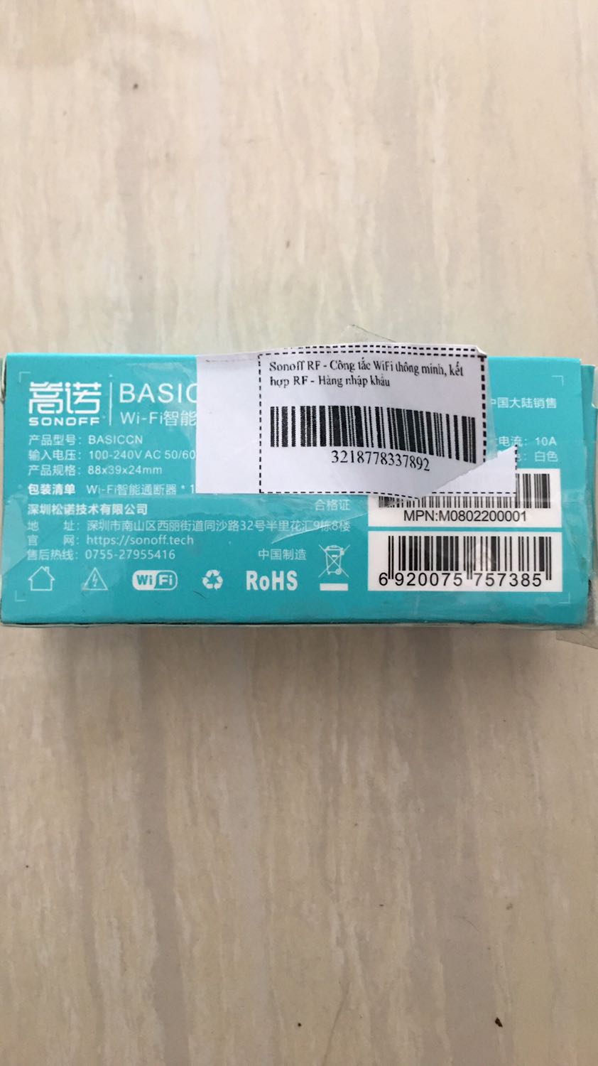 [HCM]Sonoff RF - Công tắc WiFi thông minh kết hợp RF