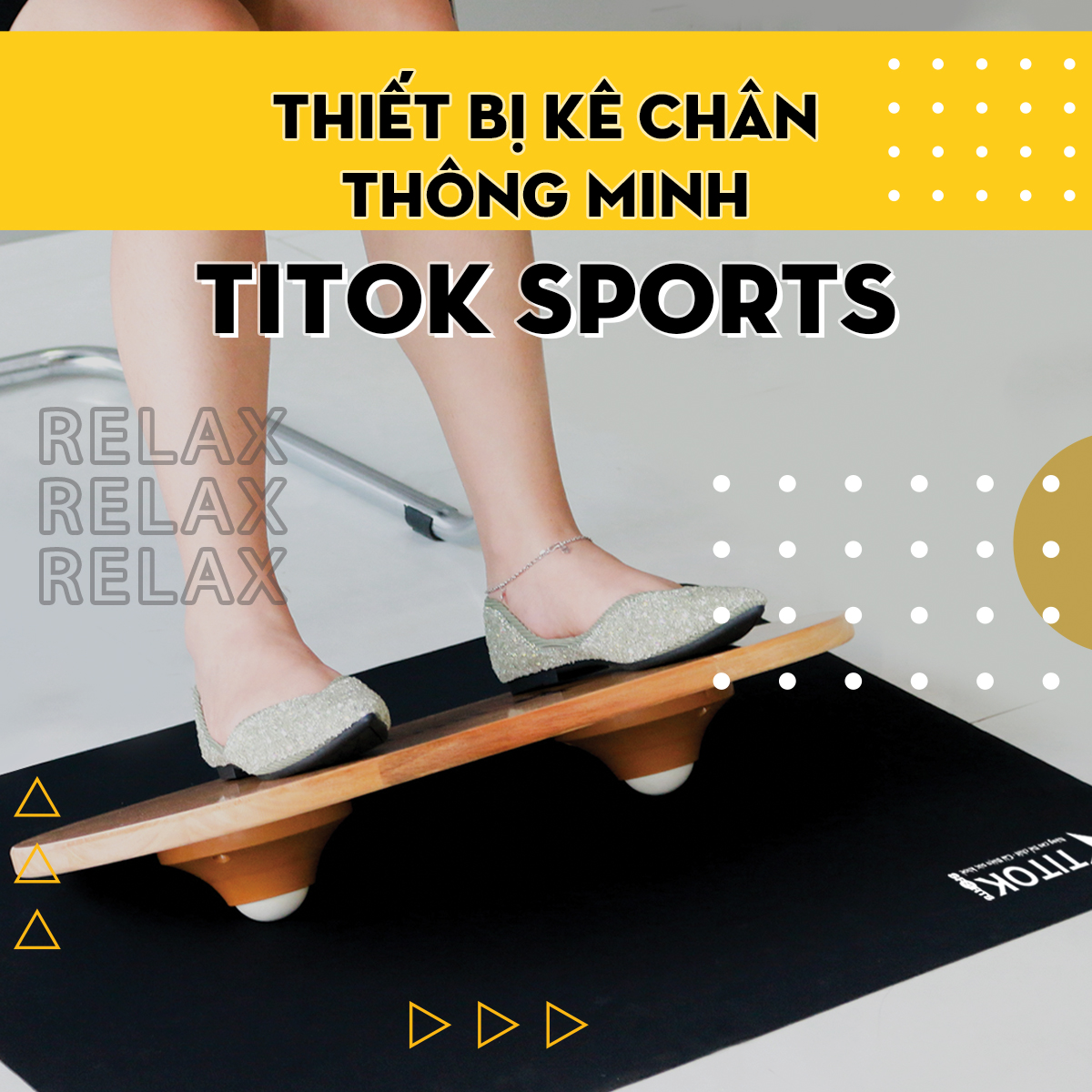 Thiết bị kê chân Văn Phòng 360º