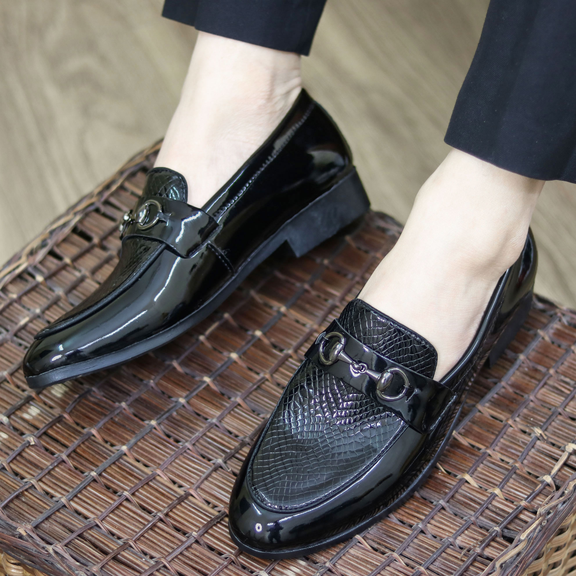 Giày cao cổ nam Hàn Quốc da bò phối đồ đẹp KW-049 - Shop giày boot nam,  chelsea boot nam, giày đốc nam tại Hà Nội