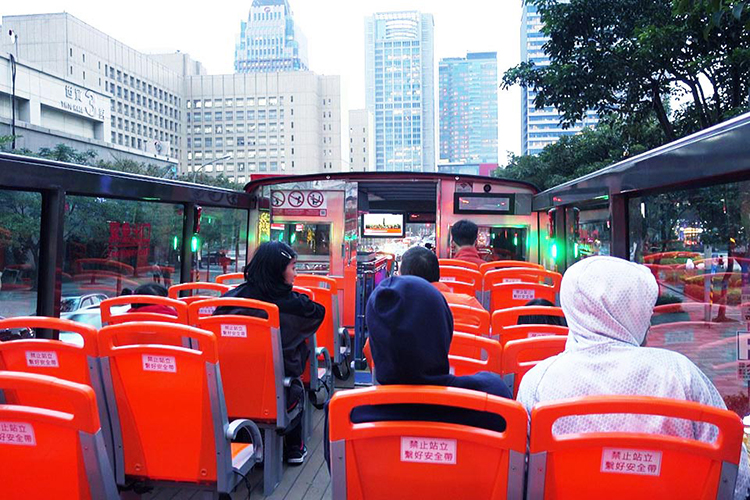 Vé 24 Tiếng Hop On Hop Off Đài Bắc (Taipei Double Decker Bus)