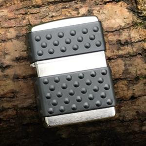 Zippo-200ZP-Brushed-Chrome-Black