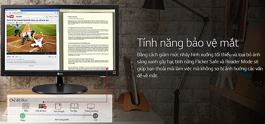 Màn Hình LG 20M39H-B 20inch HD+ 5ms 60Hz TN - Hàng Chính Hãng