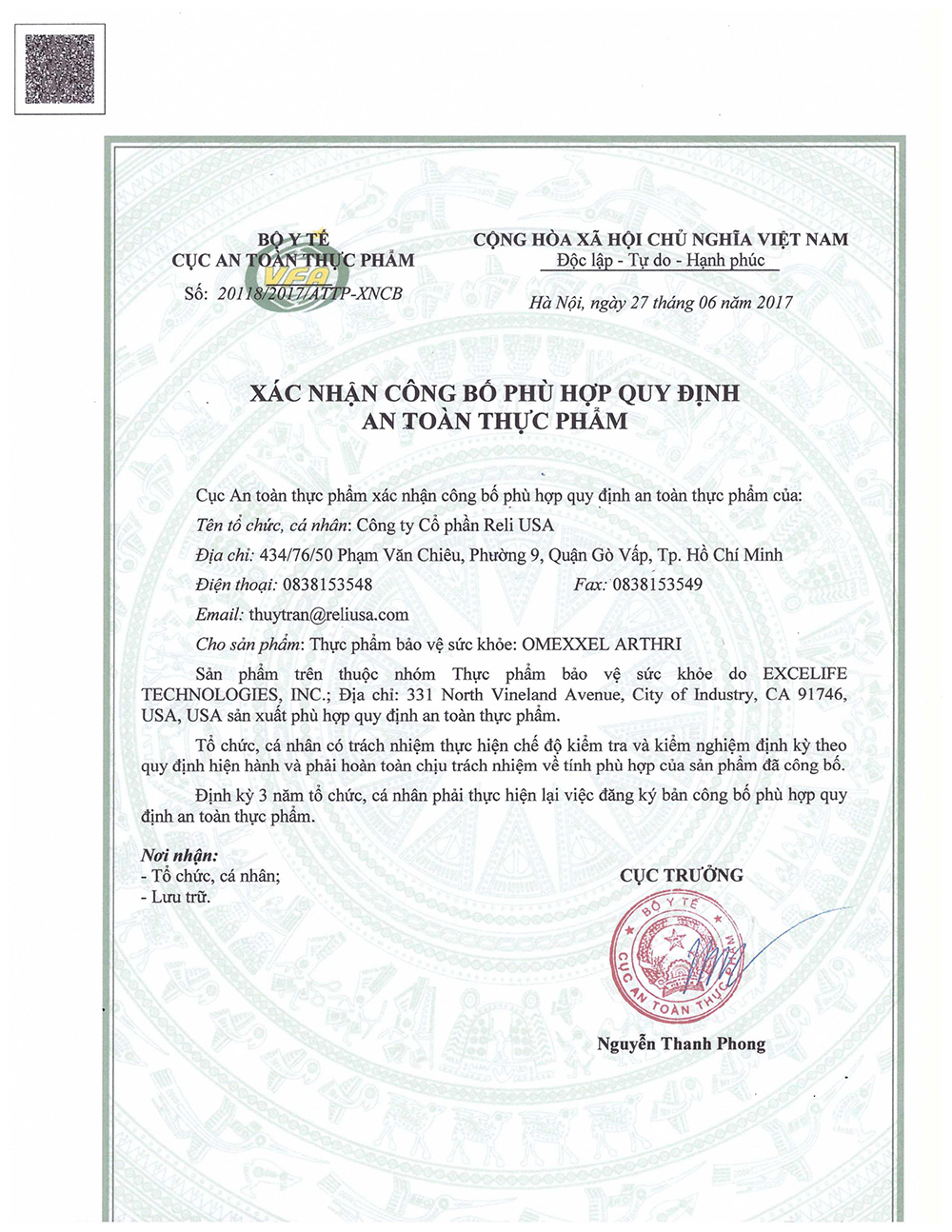 Thực Phẩm Chức Năng Hỗ Trợ Sụn Khớp Và Ngăn Ngừa Thoái Hóa Khớp Omexxel Arthri (Hộp 30 Viên)