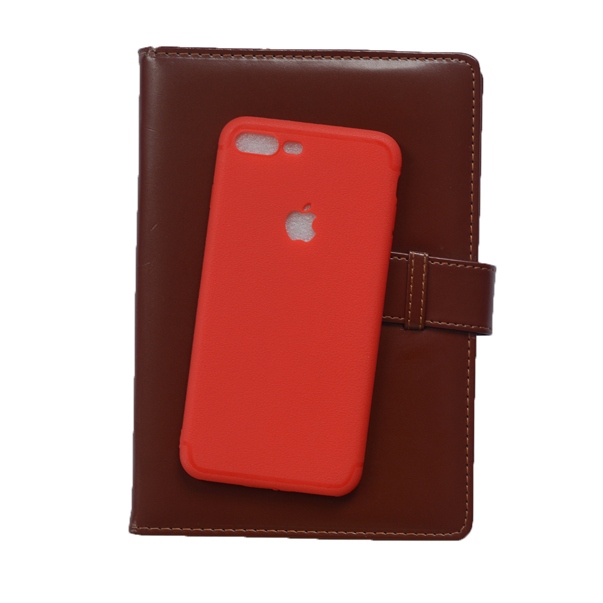Ốp lưng dẻo Fashion Case khoét táo có nút chắn bụi cho iPhone 7 Plus/8 Plus