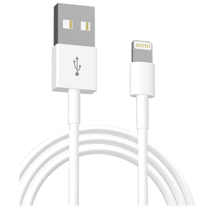 Dây Cáp Điện Thoại Capshi 1m Dành Cho Iphone5 / 6s / 7P / SE / Ipad Air Mini - Trắng