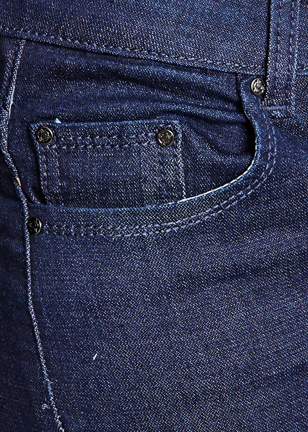 Quần Jean Nữ Lưng Cao Dáng Skinny Xanh Pantone - AAA JEANS