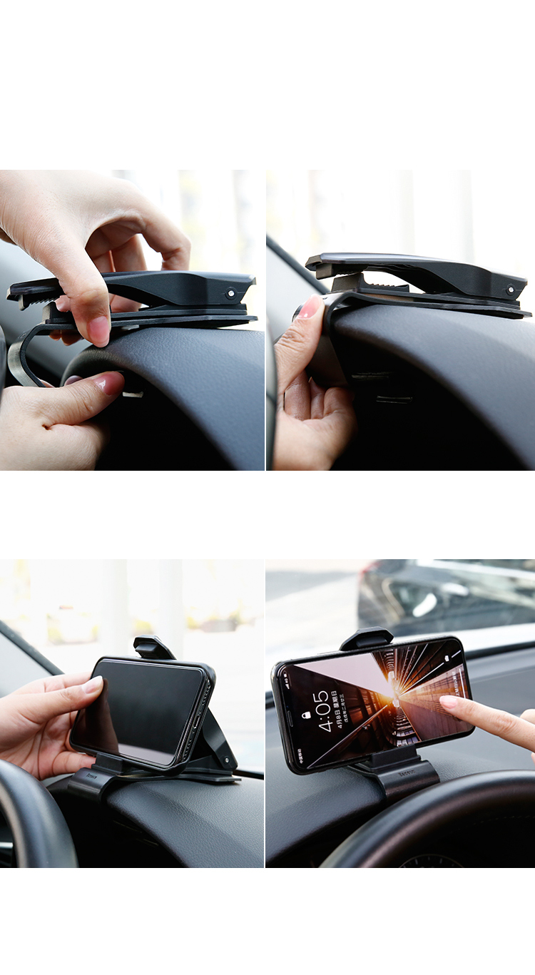 Giá Giữ Điện Thoại Cho Xe Hơi Baseus - Trắng