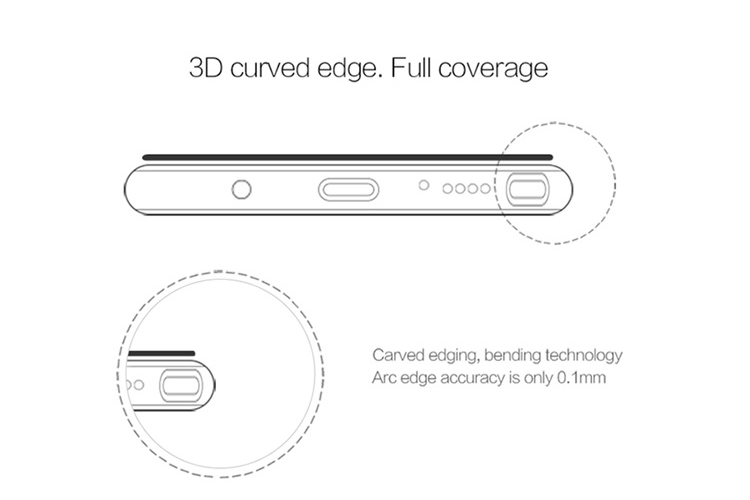 Kính Cường Lực Nillkin CP+ 3D Max Galaxy Note 8 (Đen) - Hàng Chính Hãng