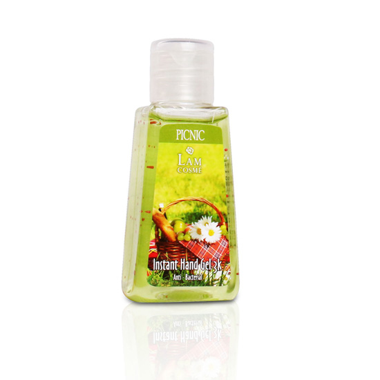 Hộp 12 chai Gel rửa tay khô 3k (60ml) Lamcosmé Set Gia đình, Công thức độc quyền 3K ( Không nước, không khăn, không khuẩn)