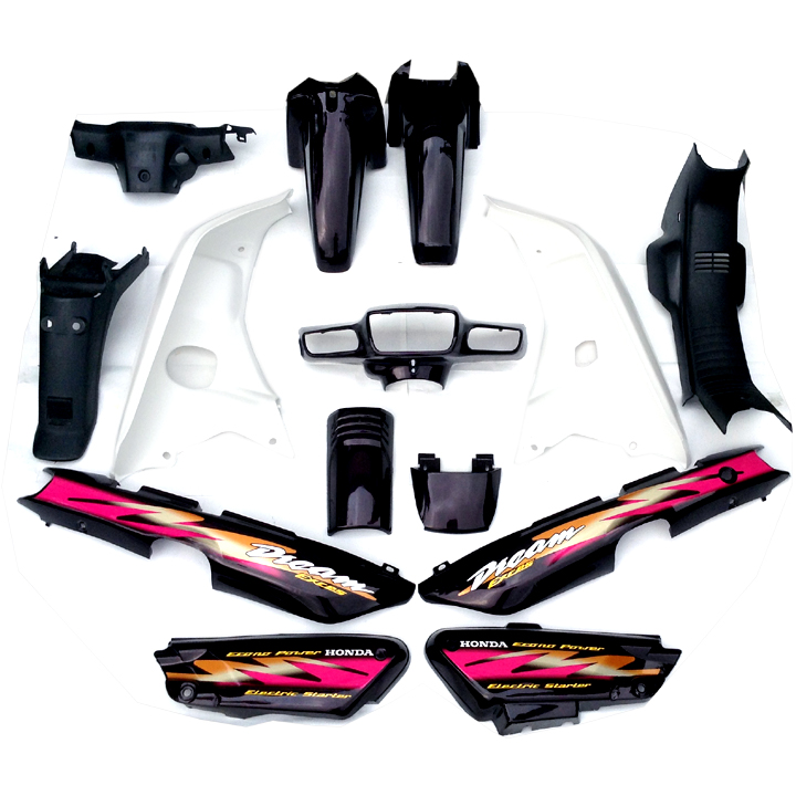 Bộ vỏ nhựa XE DREAM III chất liệu ABS nguyên sinh nhãn hiệu GTP