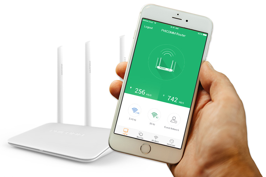 Router Wifi Chuẩn N300Mbps Phicomm KE 2M - Hàng Chính Hãng